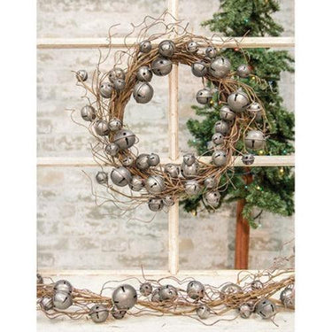 Vintage Galvanized Bell Garland - The Fox Decor